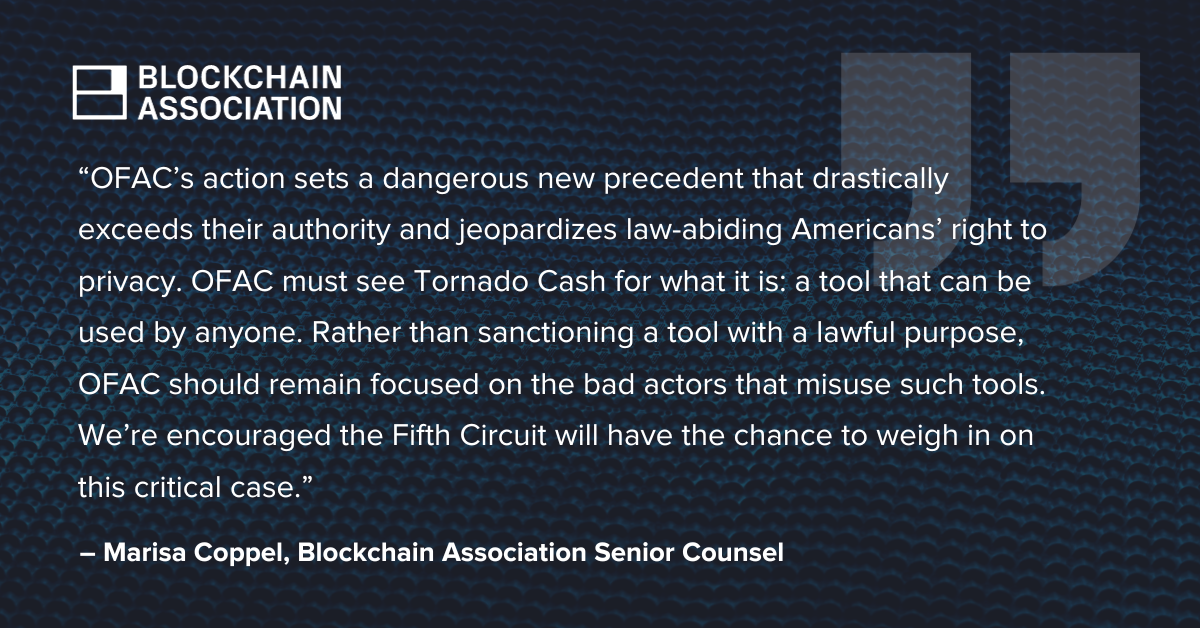 Blockchain Association Files Second Amicus Brief In Office Of Foreign